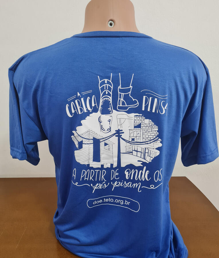 Camiseta Poliester em Silk Screen